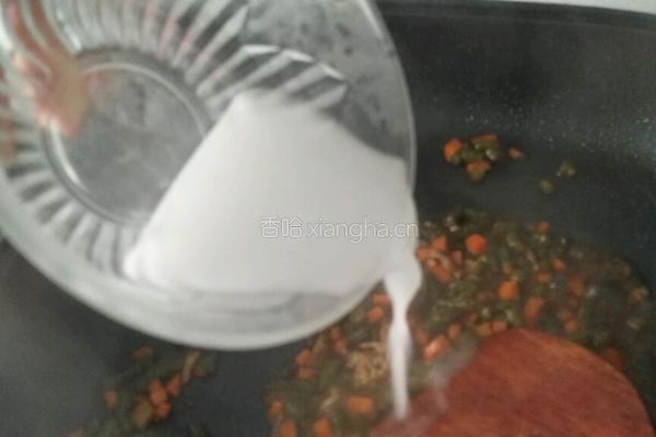 豇豆角胡萝卜肉丁打卤面的做法图解7