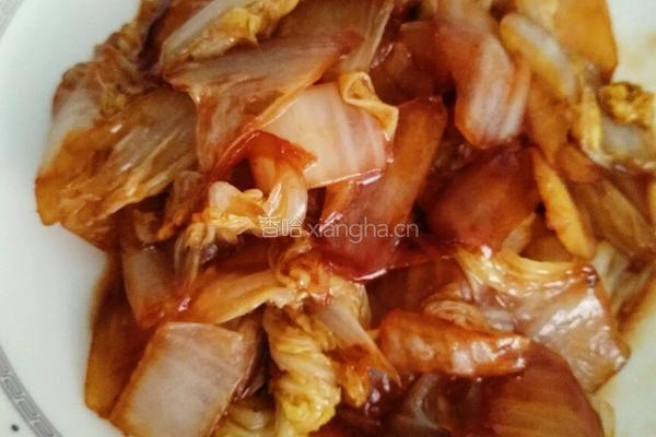 蚝油白菜的做法图解9