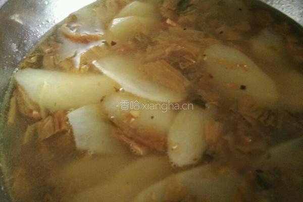 盐菜土豆汤的做法图解7
