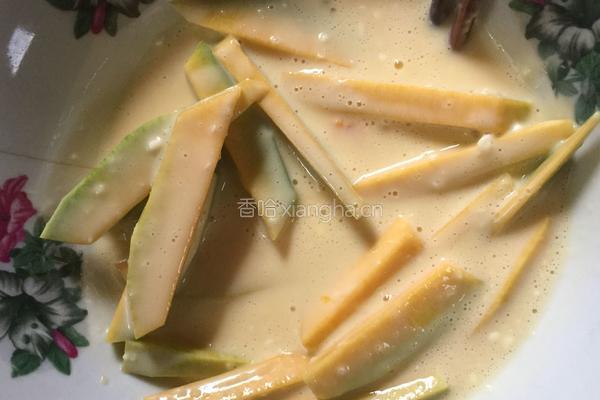 天妇罗-炸南瓜的做法图解5