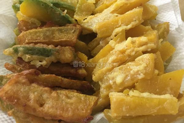 天妇罗-炸南瓜的做法图解13