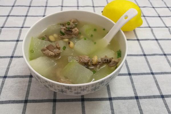 冬瓜黄豆排骨汤