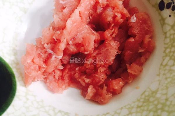 肉末粉条的做法图解1