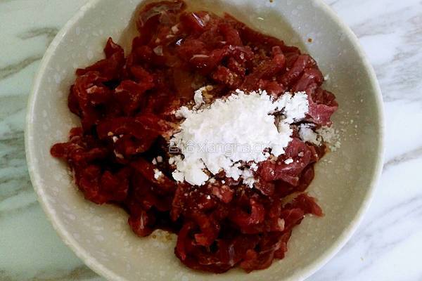 小炒牛肉的做法图解3