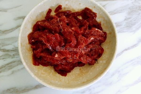 小炒牛肉的做法图解4