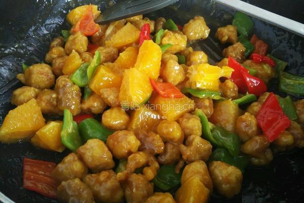香橙咕噜肉的做法图解19