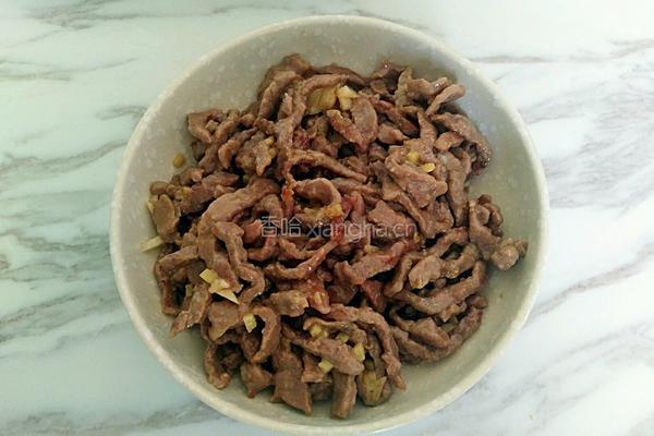 小炒牛肉的做法图解8