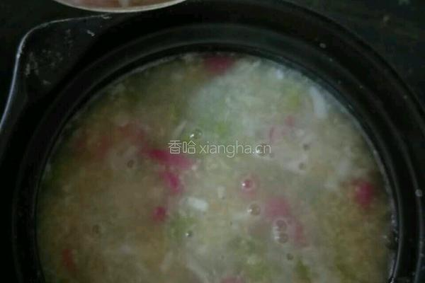海螺面小米粥的做法图解7