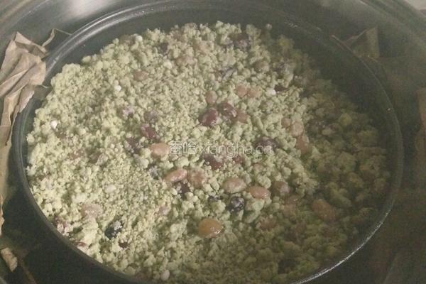 薄荷蜜豆松糕的做法图解5