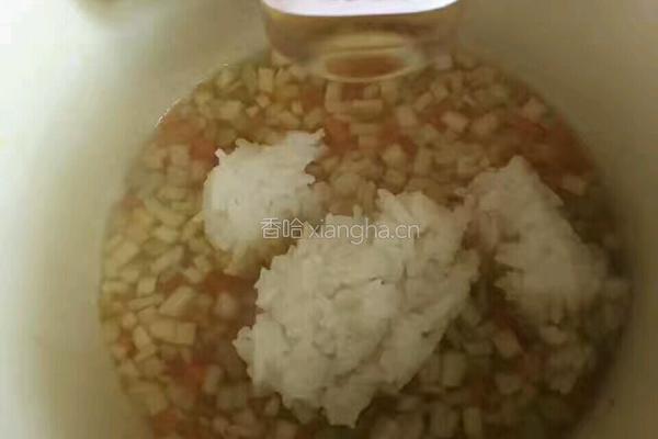 时蔬鲜虾烩饭的做法图解6