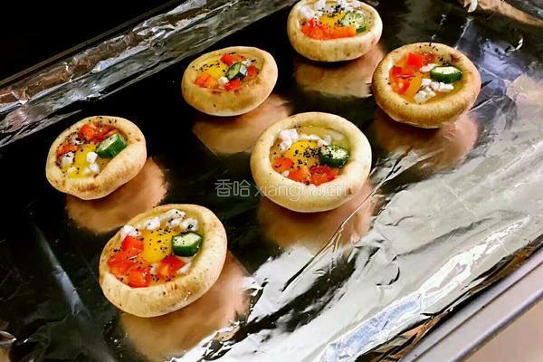 香菇烘蛋的做法图解5