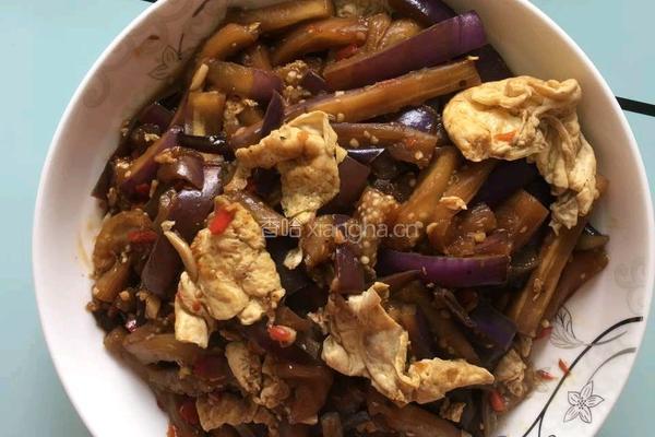 茄子鸡蛋的做法图解8