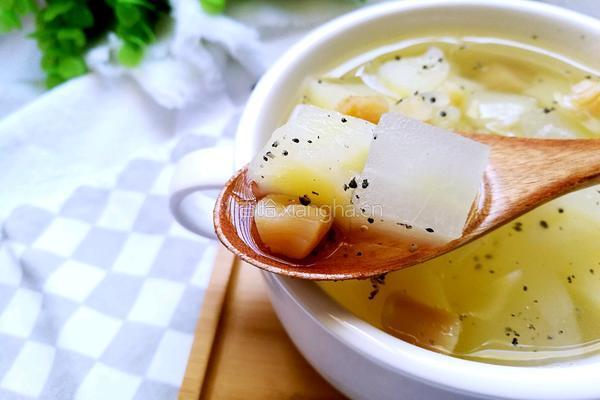 冬瓜土豆瑶柱汤的做法图解11
