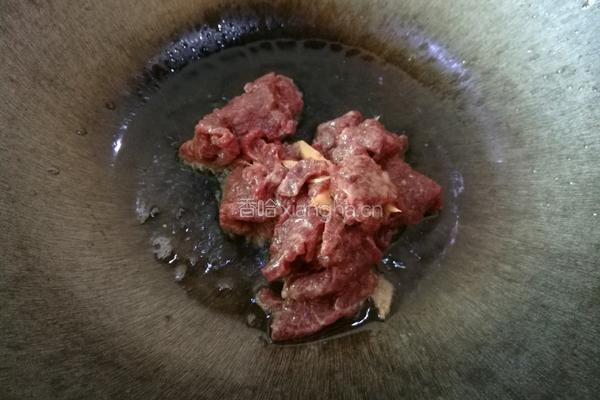 西芹炒牛肉的做法图解2
