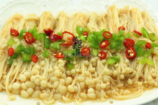 香辣金针菇的做法图解1