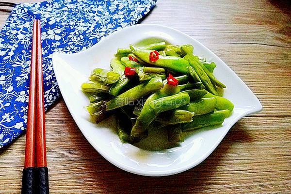 红椒扁豆的做法图解5