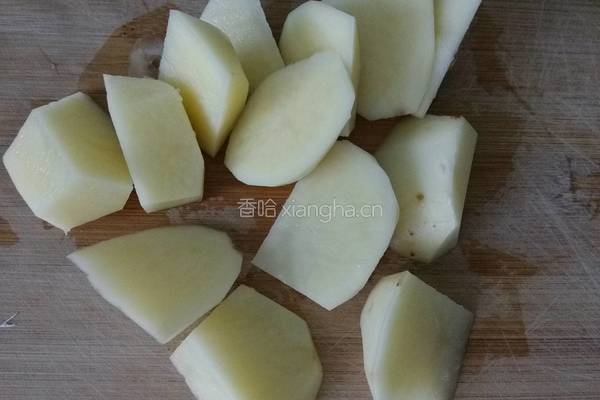 肉肉版地三鲜的做法图解1
