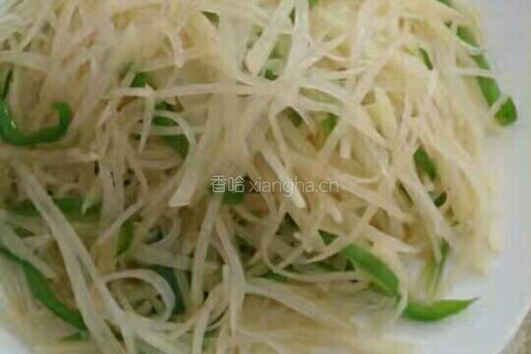 青椒土豆丝的做法图解4