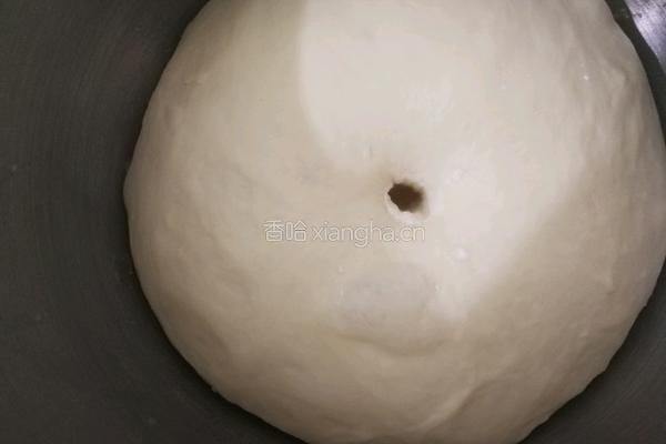 香葱肉松面包的做法图解3