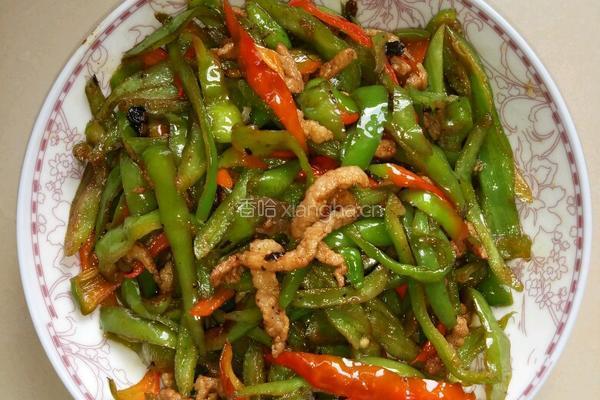 辣椒炒肉的做法图解5
