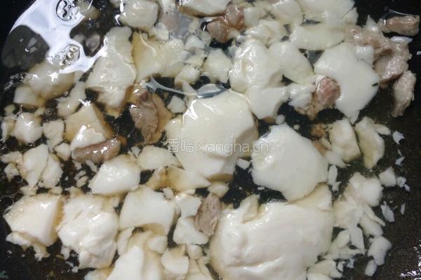 葱花末煮水豆腐花的做法图解5