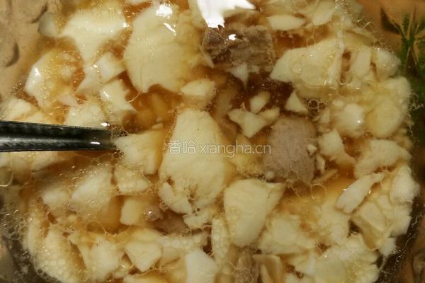 葱花末煮水豆腐花的做法图解6