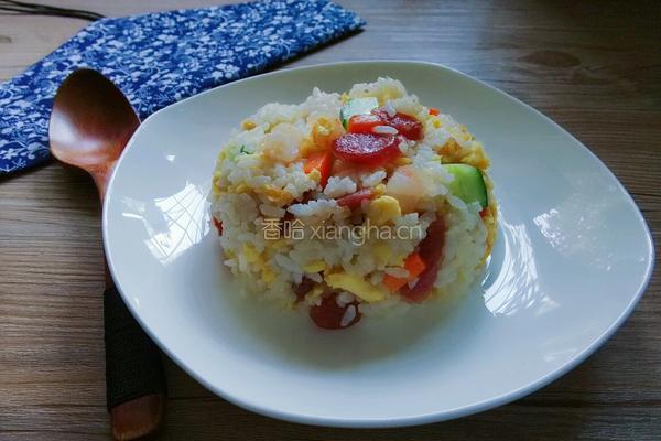 什锦炒饭（少有多料版）的做法图解10