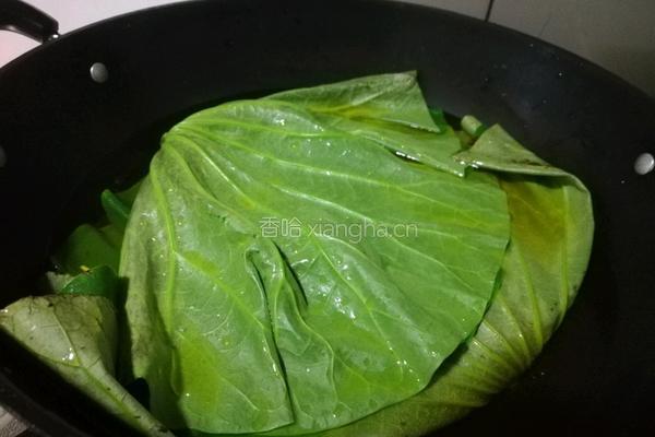 荷叶糯米鸡的做法图解2