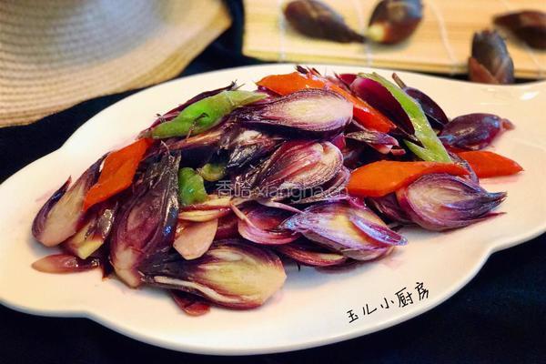 清炒阳荷的做法图解10