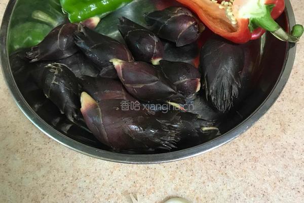 清炒阳荷的做法图解2
