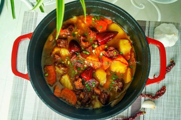 土豆炖牛腩的做法图解20