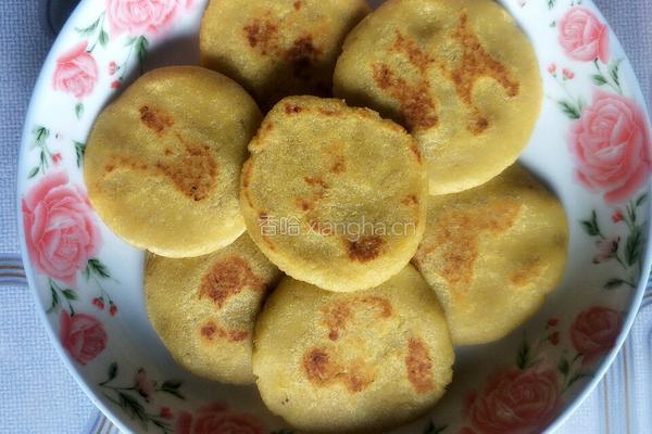 香蕉玉米饼的做法图解4