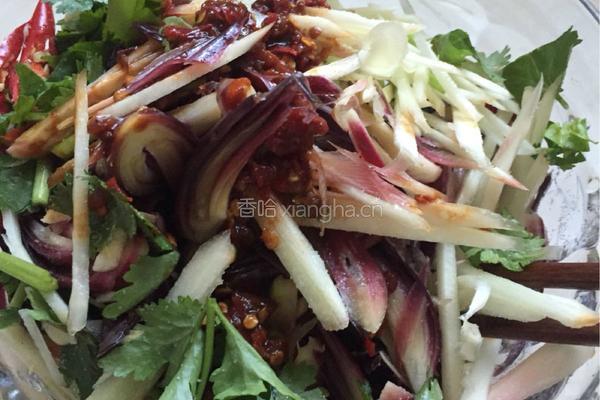 凉拌阳荷笋的做法图解5
