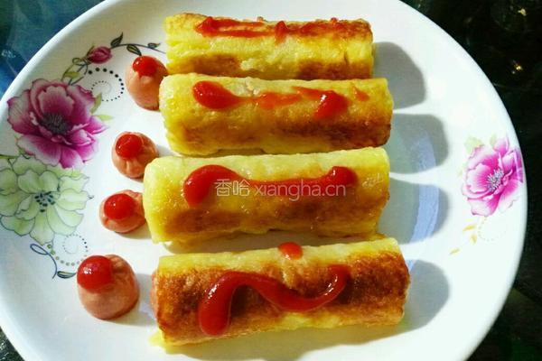 黄金土司卷的做法图解12