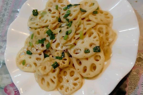 炒莲藕的做法图解4