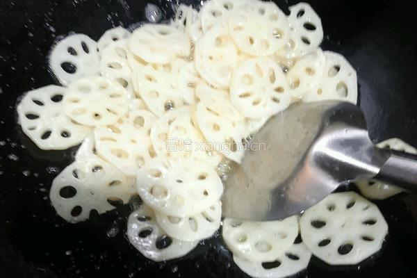 炒莲藕的做法图解3