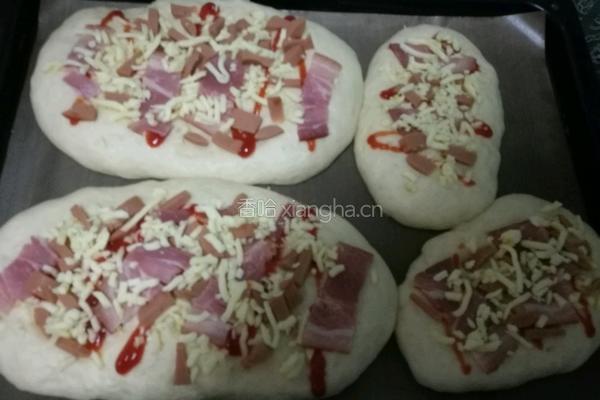 培根火腿芝士面包的做法图解7