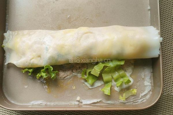 自制肠粉的做法图解9
