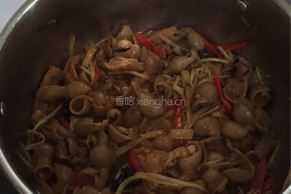 红烧肥肠的做法图解6