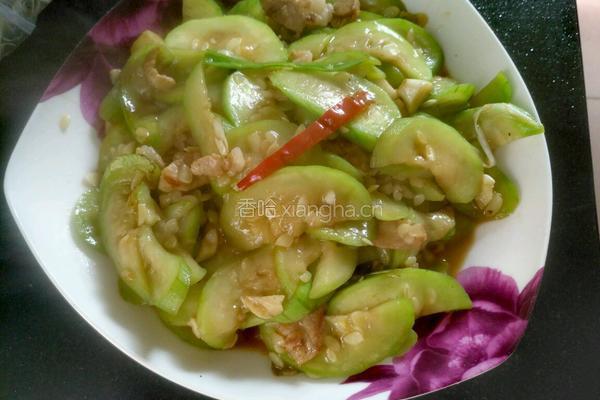 肉炒丝瓜