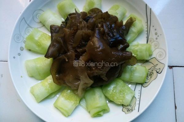 凉拌黄瓜木耳的做法图解8