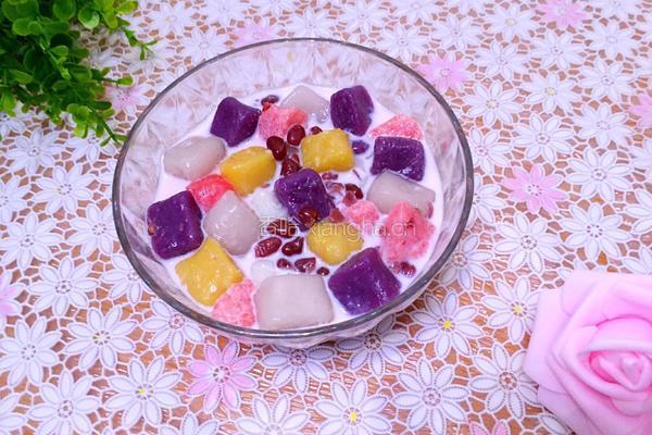 椰香芋圆的做法图解16