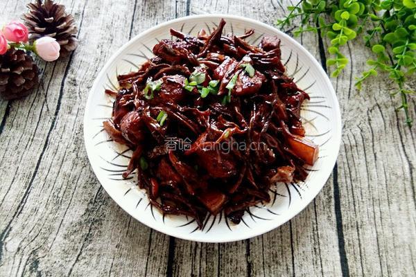 干豆角烧肉的做法图解13