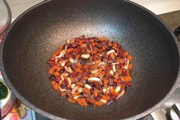 鱿鱼南瓜焖饭（电饭煲）的做法图解9