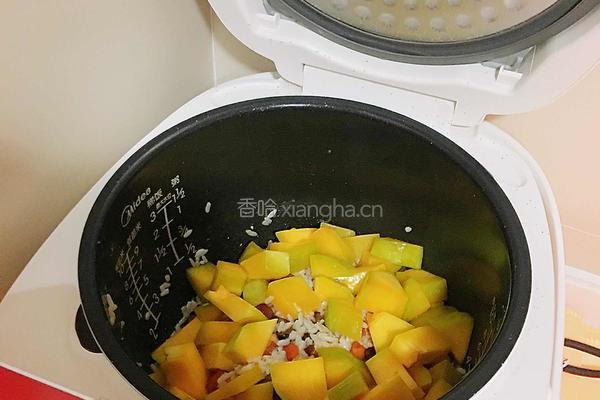 鱿鱼南瓜焖饭（电饭煲）的做法图解13