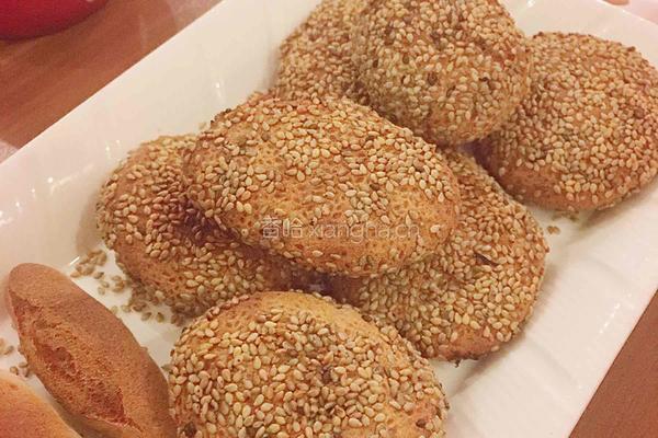 糖心芝麻饼的做法图解14