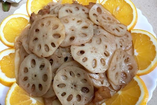 五花肉炒藕片的做法图解1