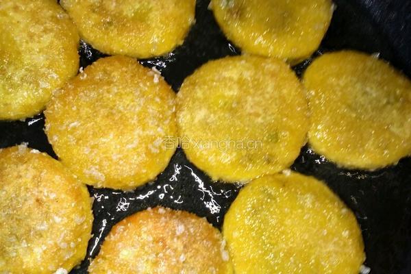 南瓜豆沙饼的做法图解10