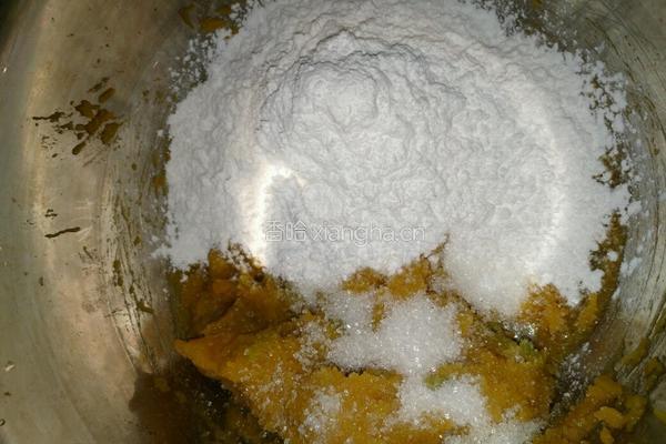 南瓜豆沙饼的做法图解5