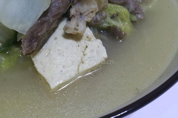 白菜炖豆腐的做法图解14